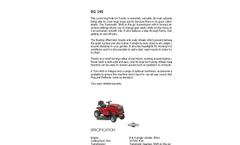 Lawn-King - Model RG 145 107cm - Smart Lawn Tractor Brochure