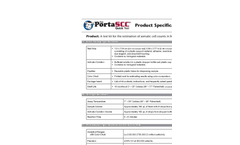 Porta - Model SCC - Quick Test Kit Datasheet