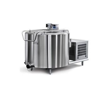 TULSAN - 1518 Liters Vertical Milk Cooling Tank