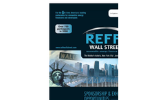 6th Renewable Energy Finance Forum Wall Street (REFF-Wall Street) sponsorship Brochure (PDF 862 KB)