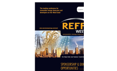 2nd Renewable Energy Finance Forum West (REFF-West) - Sponsorship (PDF 790 KB)
