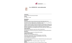 Agradox - Water Soluble Powder Brochure