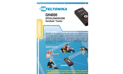 JSC Teltonika - Model Fm36m1 - Tracker Brochure
