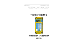 Touchfeed - Digital Touch Keypad Controller Manual