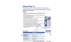 Direct-Pure - Model UP - RO Lab Water Systems with  Dispenser- Brochure
