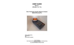 Sinar GrainPro 6070 Grain Moisture Meter - Manual