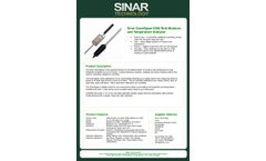 Sinar GrainSpear 6300 Bulk Moisture and Temperature Analyser - Datasheet