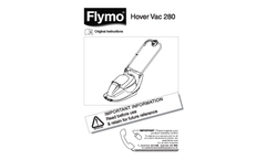 Flymo Hover Vac - Model 280 - Lightweight Grass Collecting Electric Lawnmower Manual
