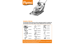 Flymo Glider Compact - Model 330AX - Grass Collecting Electric Hover Lawnmower Manual