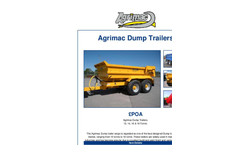 Agrimac - Dump Trailers -  Brochure