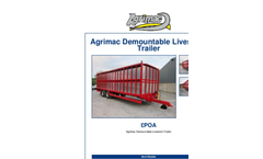 Agrimac - Demountable Livestock Trailer - Brochure