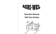 Agriweld - 130C - Box Rotator User Manual