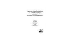 Transboundary Restriction on Solid Waste Flow (2003)