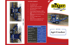 Herbst - Model PTO - Agricultural Crusher Brochure