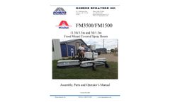 Rogers - Model FM 150 - 5ft/1.5m Front Mount Sprayer - Brochure