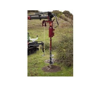 Model 40,000 PXV - Variable Speed Crane Mounted Powerhead Crane Mounted Auger Drives