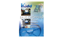 Kidd - Model 814, 806 and 807 - Bale Choppers Technical Specifications Brochure
