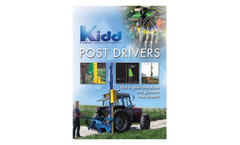 Kidd - High Lift Post Drivers for Professionals Technical Specifications Brochure