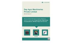 Dep Agro Machineries Company Profile - Brochure