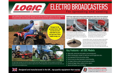 Logic - Model EBC TFL - Electro-broadcaster For Spreading and Seeding - Brochure