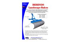 JBI - Landscape Rakes - Datasheet