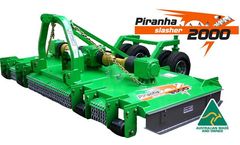 Piranha - Model 2000 - Triple Rotor Winged Slashers