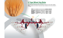 V-Type Wheel Hay Rake Brochure
