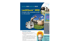 LactiCheck - Model Mini Series - Milk Analyzer Brochure