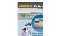 QuickCheck - Model IV/GR - Cryoscope Analyzer Brochure