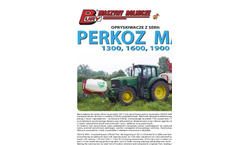 Perkoz Max - Model 800, 1000, 1300, 1600 & 1900 - Field Sprayers Brochure