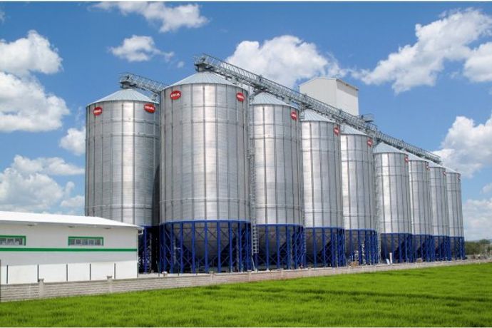 OBIAL - Conical Bottom Grain Storage Steel Silos