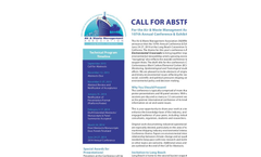 2014 Call For Abstracts Now Open- Brochure