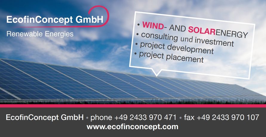 EcofinConcept realizes the marketing of 6.9 MWp solar parks-0