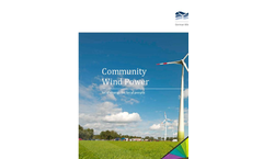 BWE Community Wind Power Brochure