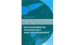International Journal of Environmental Technology and Management (IJETM)
