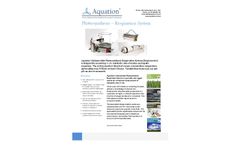 Aquation - Submersible Photosynthesis-Respiration System - Datasheet