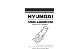 Petrol Powered Push Rotary Lawnmower HYM40P-Brochure