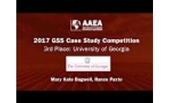 2017 Case Study Competition: University of Georgia Video