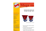 Mega-Metal - Model RG 300 – RG 400 – RG 500 - Single-Disc Fertilizer Spreaders Brochure