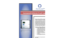 AeroLead - 2000 - Fixed-Mount Airborne Metals Analyzer Brochure