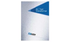 Powerhv - Model AC - Voltage Test Transformer Systems - Brochure