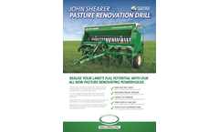 John Shearer - Pasture Renovation Drill - Brochure
