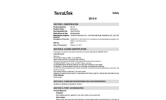 TerraLink - Model 30-0-0 - Liquid Turf Fertilizer Brochure