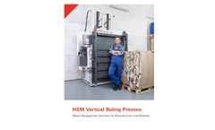 HSM - Vertical Baling Presses - Brochure