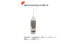 Special Lubricating Oil 250 ml - Datasheet