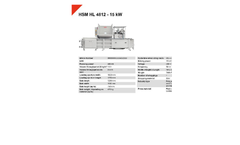 HSM HL 4812 - 15 kW Horizontal Baling Presses - Datasheet
