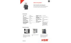 HSM - Model V-Press 860 P - Vertical Baling Press - Datasheet