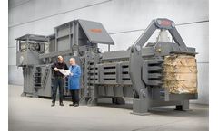 HSM - Model VK 15020 - 45+45 kW Frequency-Controlled Compacting Channel Baling Presses