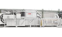 HSM - Model VK 12018 - 45+45 kW Frequency-Controlled Compacting Channel Baling Presses