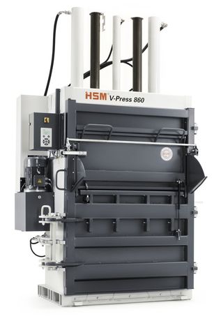 HSM - Model V-Press 860 P - Vertical Baling Press
